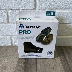 NEW Yaktrax Pro Winter Spikeless Traction Coils Black Men’s Size XL Extra Large